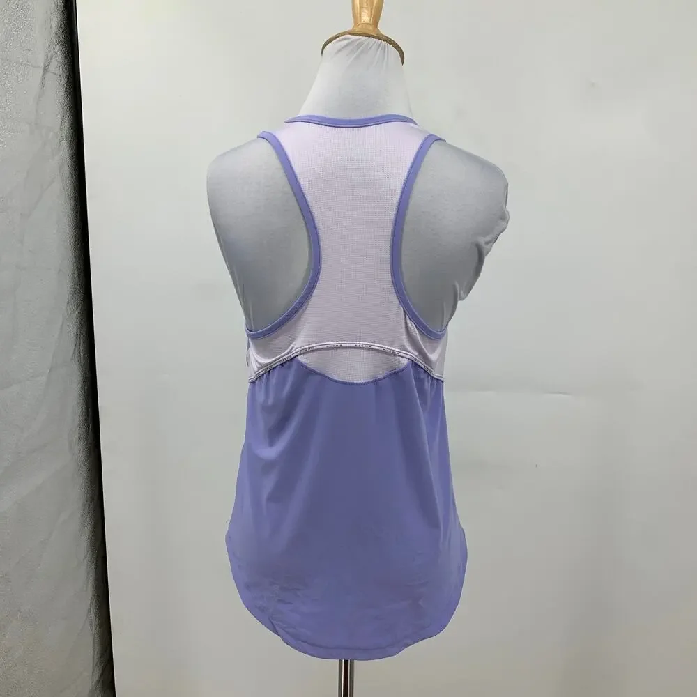 Nike Tank Top Women S Small Dri Fit Air Running Performance Semi Oval Mesh Panel